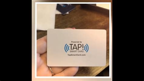 smart tap review card|tap business card.